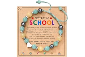 UPROMI To My Daughter/Granddaughter/Niece Bracelet, Birthday Back to School Graduation Christmas Gifts for Girls