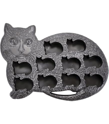 LYWUU Cat Shaped Silicone Ice Cube Molds And Tray Jelly Biscuits