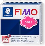STAEDTLER 8020-35 FIMO Soft Oven-Hardening Polymer Clay Windsor Blue 57g Block