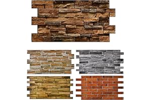 FINECRAFT DECOR 20pcs (106sqft) 3D PVC Wall Panels for Interior Decor: Perfect for Kitchen Backsplash Bathrooms, Living Rooms, Offices