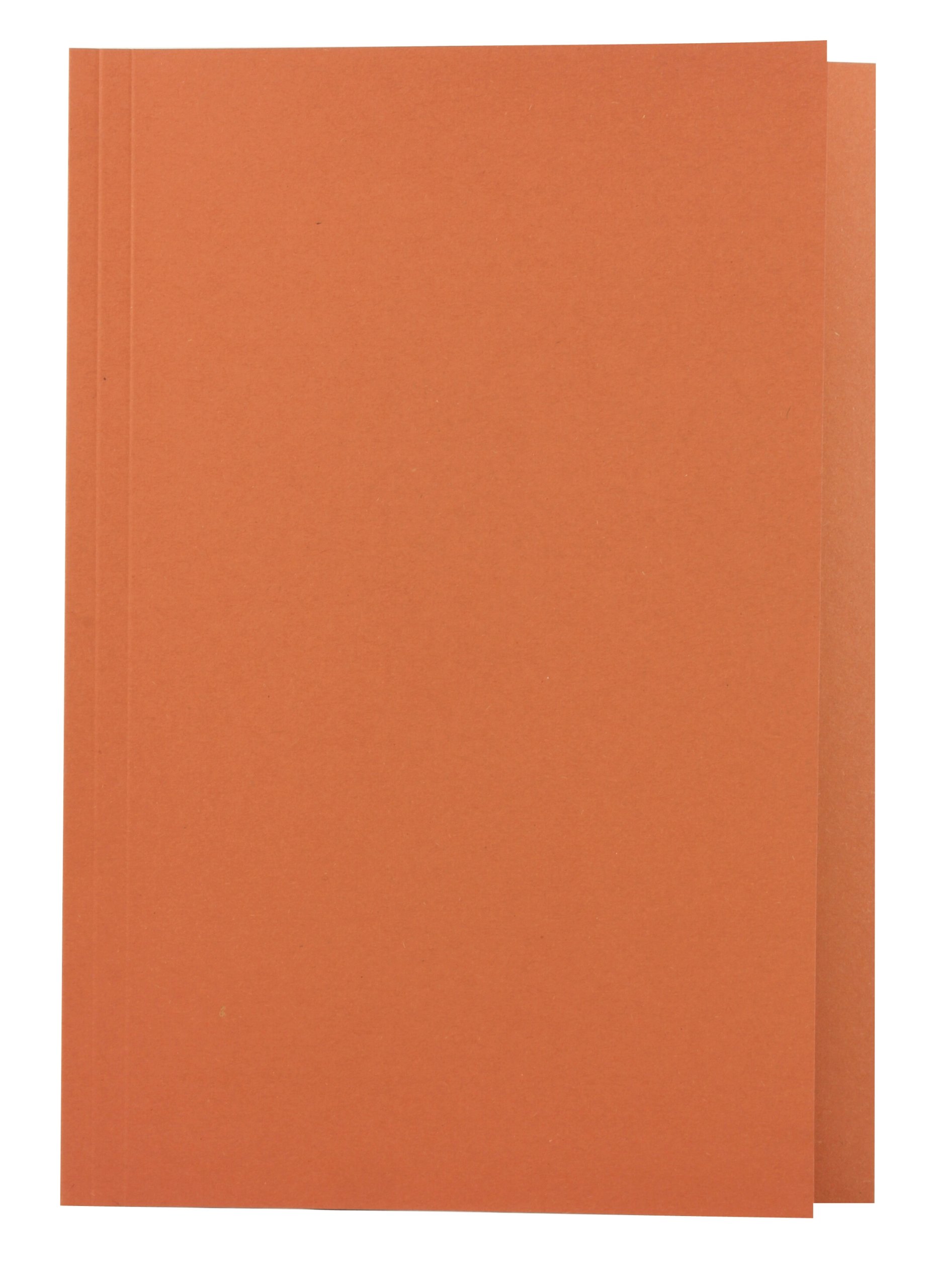 Concord Square Cut Folder Recycled Pre-punched 270gsm Foolscap Orange Ref 43206 [Pack of 100]