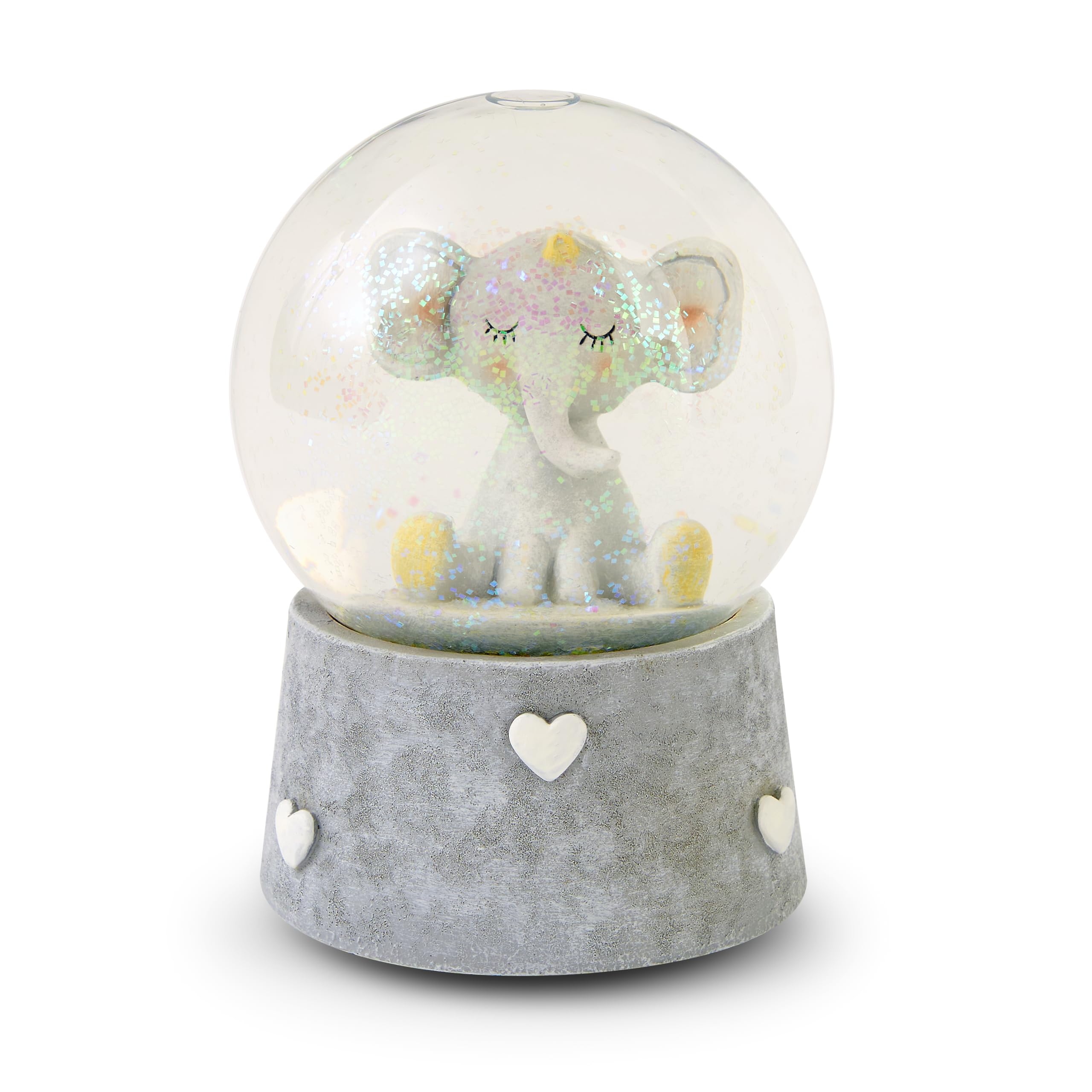Mousehouse Gifts - Elephant Musical Snow Globe, Music Box Gift for Newborn or Children