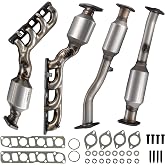 4PCS Catalytic Converter Compatible with Nissan Titan 2004-2015 5.6L, 2004-2010 Infiniti QX56 5.6L, 2008-2012 Nissan Pathfinder,Nissan Armada 2005-2015 5.6L,Replace 16488 16489 (EPA Compliant)