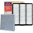 OIFILLIO Engine&Cabin Air Filter for Elantra 1.6L/2.0L (2021 2022 2023 2024 2025), Kona 1.6L/2.0L (2024-2025) (NOT for Hybrid), Replaces 97133-L1000 28113-AA100