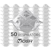 3M N95 Particulate Disposable Respirator 9105, Vflex, Pack of 50, NIOSH | Standard Size, For Sweeping, Sanding, Grinding, Sawing, Bagging, Dust