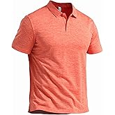 Pioneer Camp Men's Golf Shirt UPF 50+ Quick Dry Polo Shirts Short Sleeve Moisture Wicking Performance Tees Collar Work Shirts