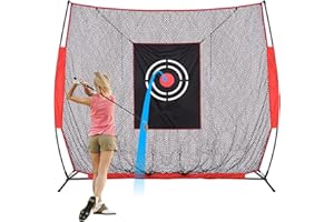 ANDGOAL Golf Driving Training Net,More Style Size Durable Golf Hitting Swing Net for Backyard Outdoor with Target Carry Bag