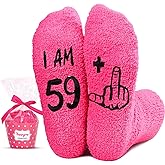HAPPYPOP Funny Birthday Gifts Senior Women - Socks for Older Women, Gifts for 51-60 Years