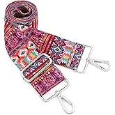 Silvery Buckles Wide Shoulder Strap Adjustable Replacement Belt Crossbody Canvas Bag Handbag