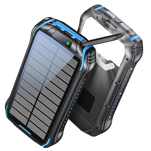aonidi Solar Power Bank, Portable Charger 26800mAh with 5V