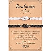 PZXHRY Matching Bracelets For Couple Anniversary for Him and Her Long Distance Relationship Bracelets for Girlfriend Boyfriend Cross Knot