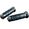 Kuryakyn 6383 Premium ISO Handlebar Grips for Throttle and Clutch: 2006-19 Honda Gold Wing GL1800 & F6B Motorcycles with Heated Grips, Gloss Black, 1 Pair