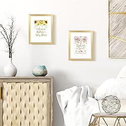 upsimples 8x10 Picture Frame, Display Pictures 5x7