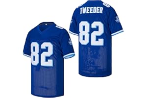 BORIZJERSEY Men's 82 Charlie Tweeder Varsity Blues Movie West Canaan Coyotes Football Jersey Stitched