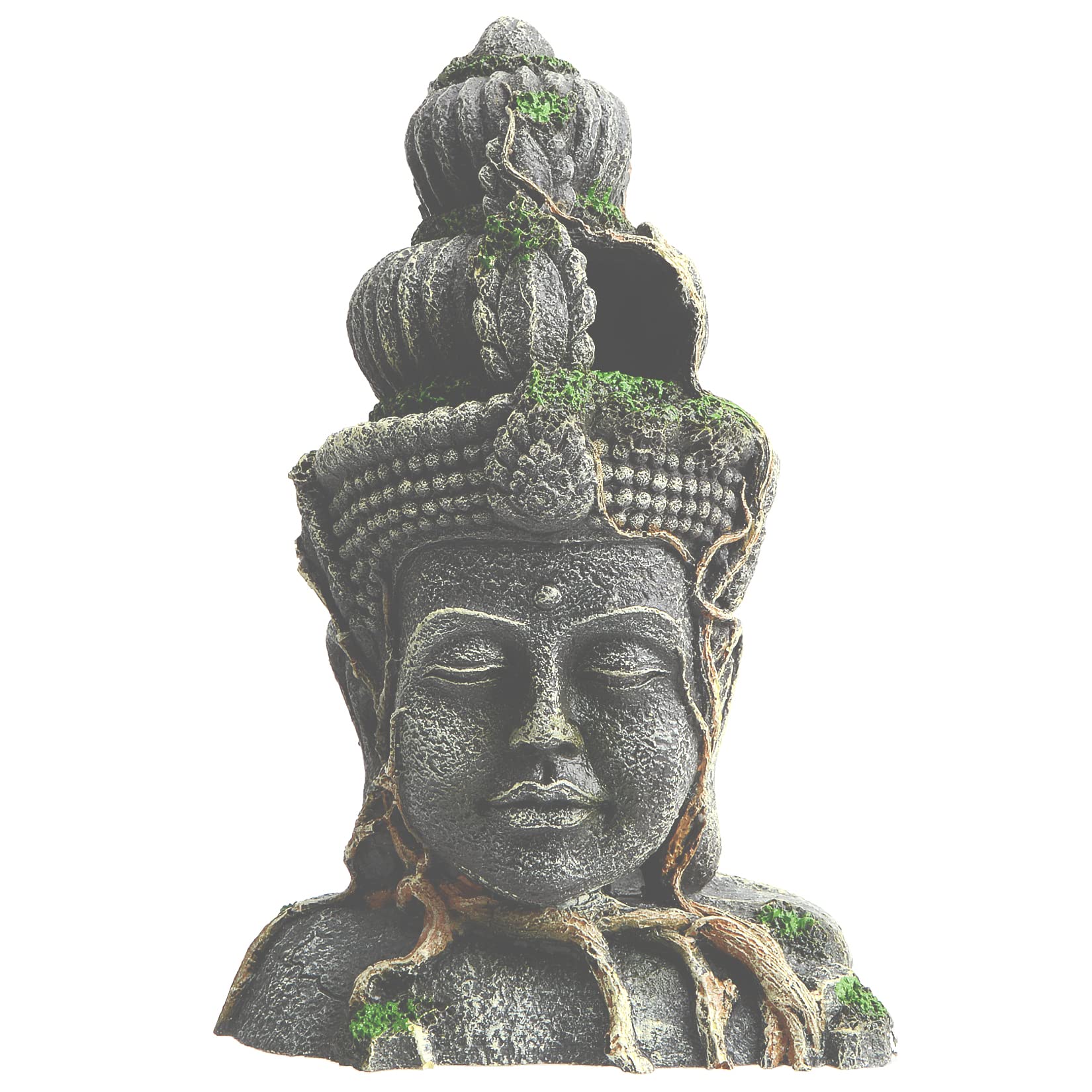 ANMOO Aquarium Decoration, Aquarium Buddha Statue Fish Tank Decoration Handicraft Fish Tank Decoration Aquarium Fighting Fish and Shrimp Hiding Cave