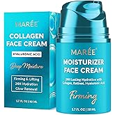 MAREE Face Moisturizer &ndash; Anti-aging Collagen &amp; Retinol Face Cream for Women | Face moisturizer for aging skin, daily collagen cream, moisturizer for dry &amp; mature skin, crema para la cara,