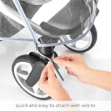 Zamboo Universal Rain Cover for Pushchair and Pram with Zip Opening view 4