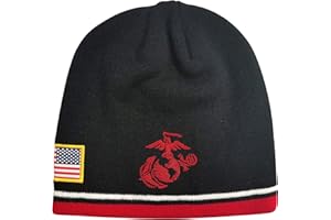 Icon Sports U.S. Armed Forces Unisex-Adult Icon Sports Officially Licensed Marines Beanie - Unisex Adult