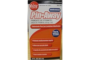 Cara Pin-Away Pinworm Treatment Liquid Caramel Flavored - 2 oz, Pack of 5