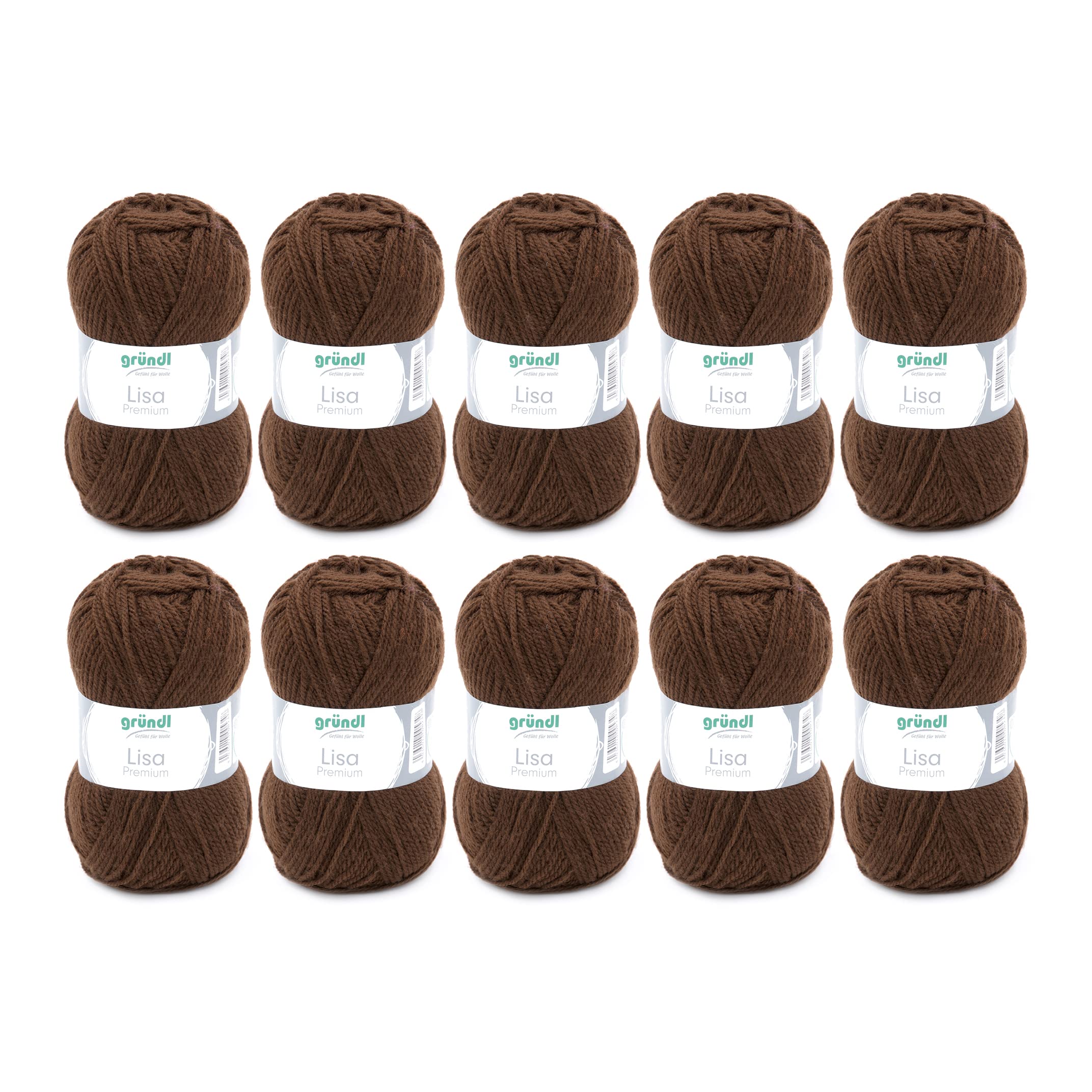 Grundl Lisa Premium uni 50g - chocolate 23 -Pack of 10