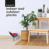 DIVCHI Small Watering Can 1.25L Long Spout Grey Indoor Outdoor Garden Pot view 4