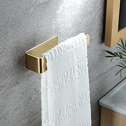 Taozun Towel Holder Gold Hand Towel Rack Adhesive