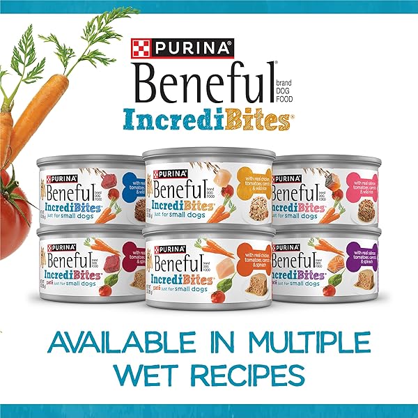 BENEFUL INCREDIBITES GRILLED CHICKEN FLAVOR AND FILET MIGNON FLAVOR WET FOOD FOR SMALL DOGS VARIETY PACK – 3.5 OUNCE (PACK OF 12)