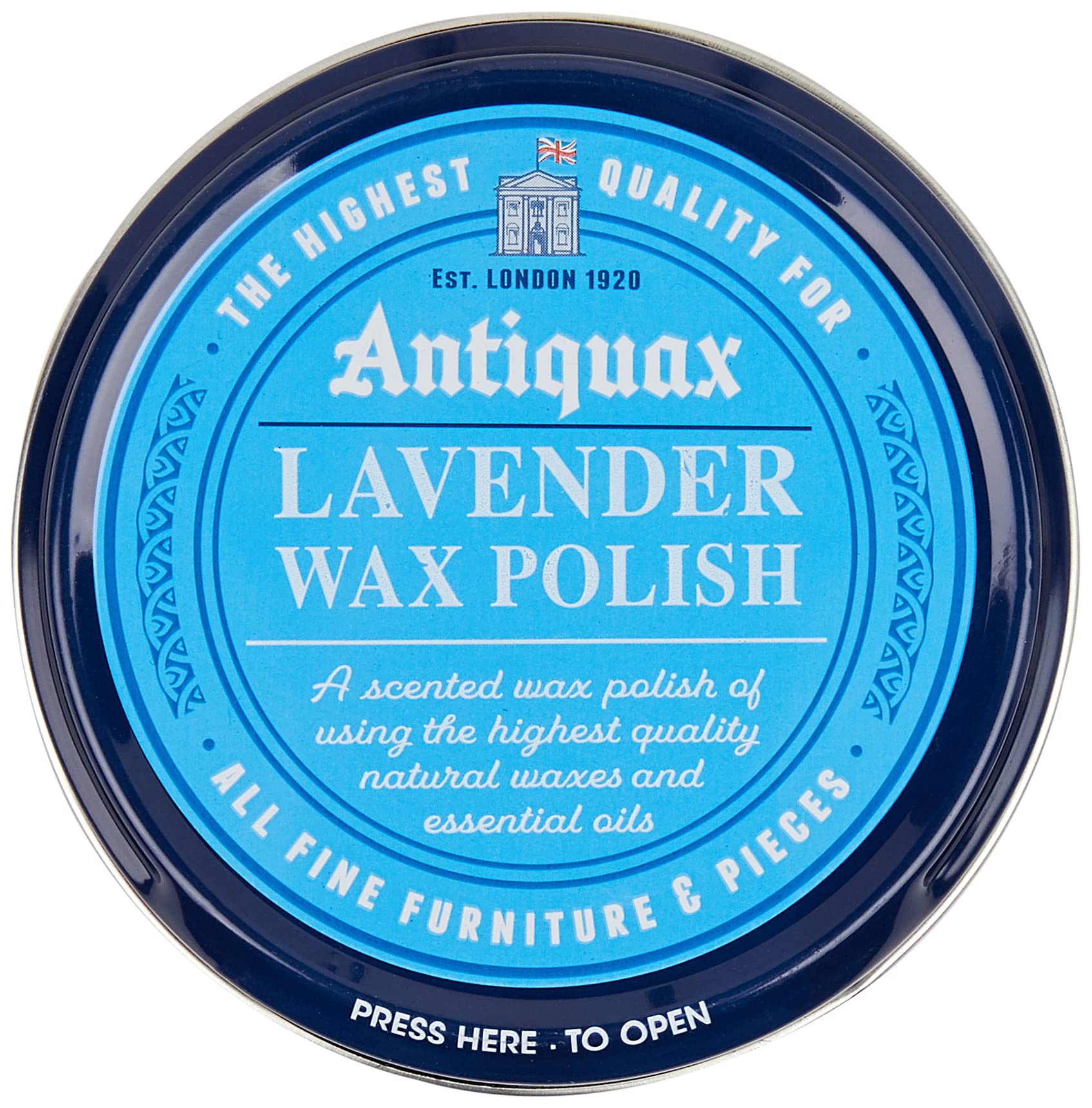 Antiquax Lavender Polish 100ml – Natural Wax Furniture Polish with Lavender Fragrance; Protects, Nourishes and Restores Wooden Surfaces; Trusted Sustainable Wood Care Solution