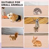 Scenereal Guinea Pig Cage Liner 2 Pack Fleece 24x47in Washable Pad view 5