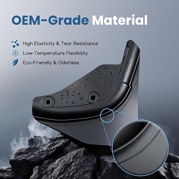 2025 NEW TESLA MODEL Y JUNIPER MUD FLAPS, 4 PCS UPGRADED ALL WEATHER MUD GUARD, NO TAPE, NO DRILLING TIRE PROTECTOR PAINT MUDFLAPS, TESLA EXTERIOR ACCESSORIES COMPATIBLE WITH REFRESH MODEL Y 2025-2026
