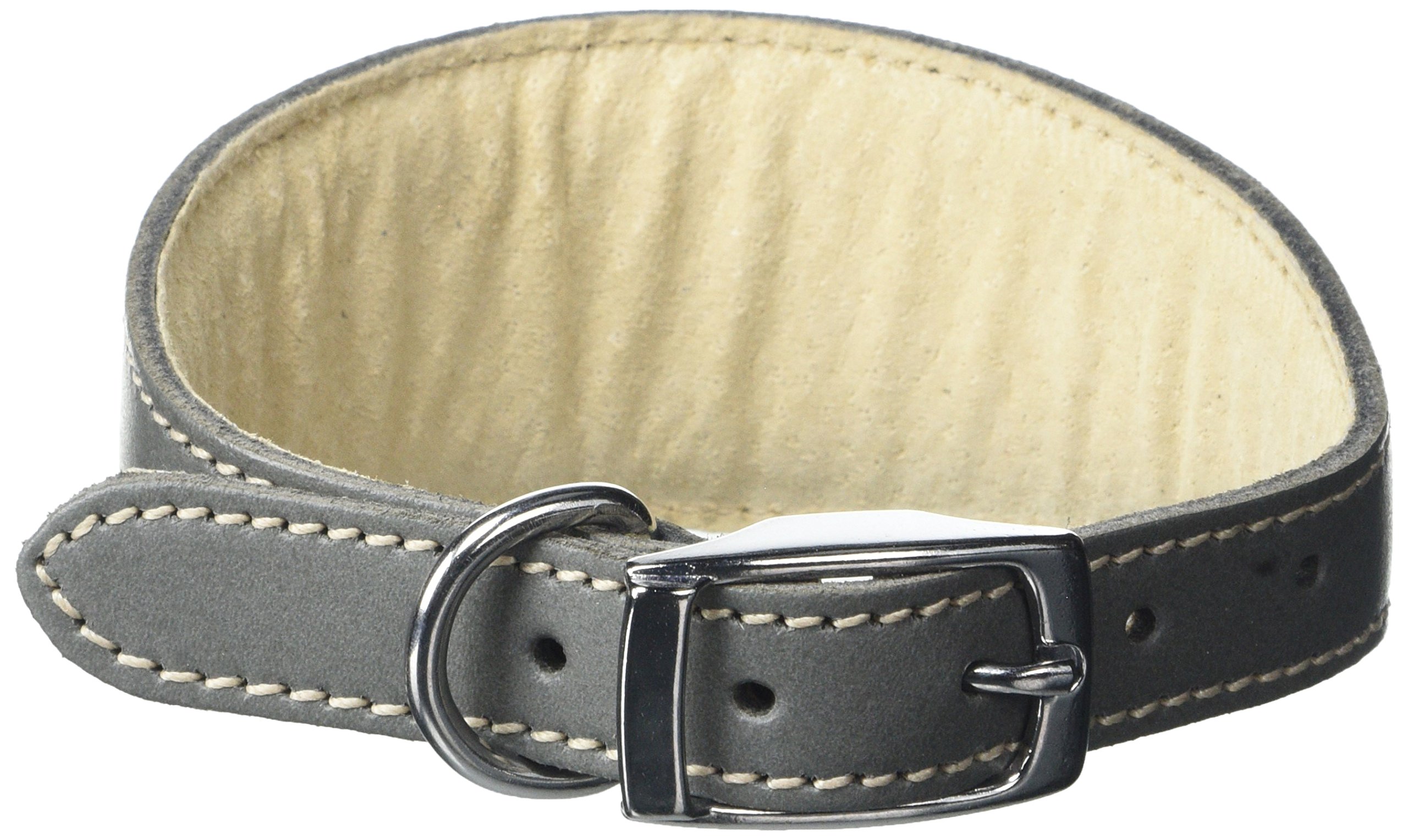 BBD Pet Products Whippet Collar, One Size, 3/4 x 12 to 14-Inch, Grey