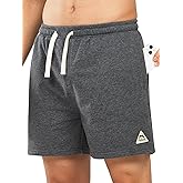 NORTHYARD Men's 7" Athletic Running Shorts with Zipper Pockets Quick Dry Lightweight Workout Gym Short
