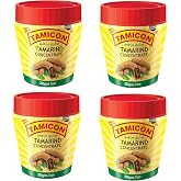 Tamicon Tamarind Concentrate | Tangy &amp; Sour Imli Chutney | South Indian Style Paste | Ideal for Indian Curries, Thai Sauces &amp; Kitchen Recipes | 7 Oz (Pack of 4)