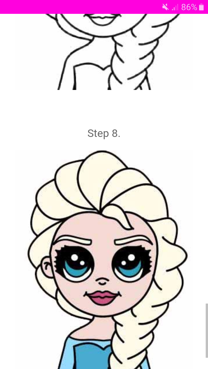 How To Draw A Cute Princess Step By Step Amazon Com Appstore For Android