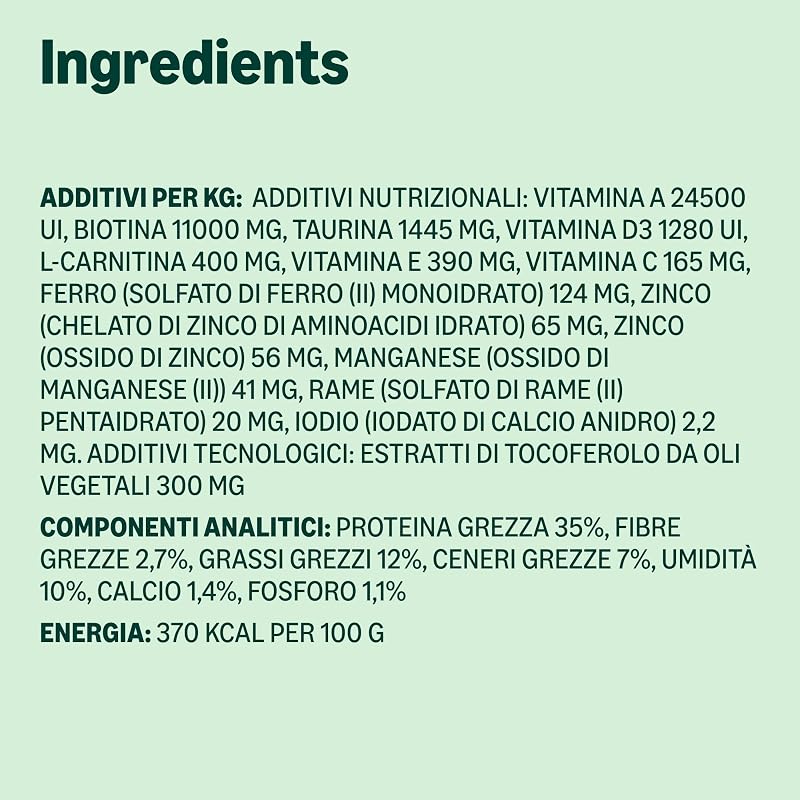 Cibo secco per gatti con ricetta senza cereali (STERILIZZATO/LEGGERO) con pollo fresco, 3 kg