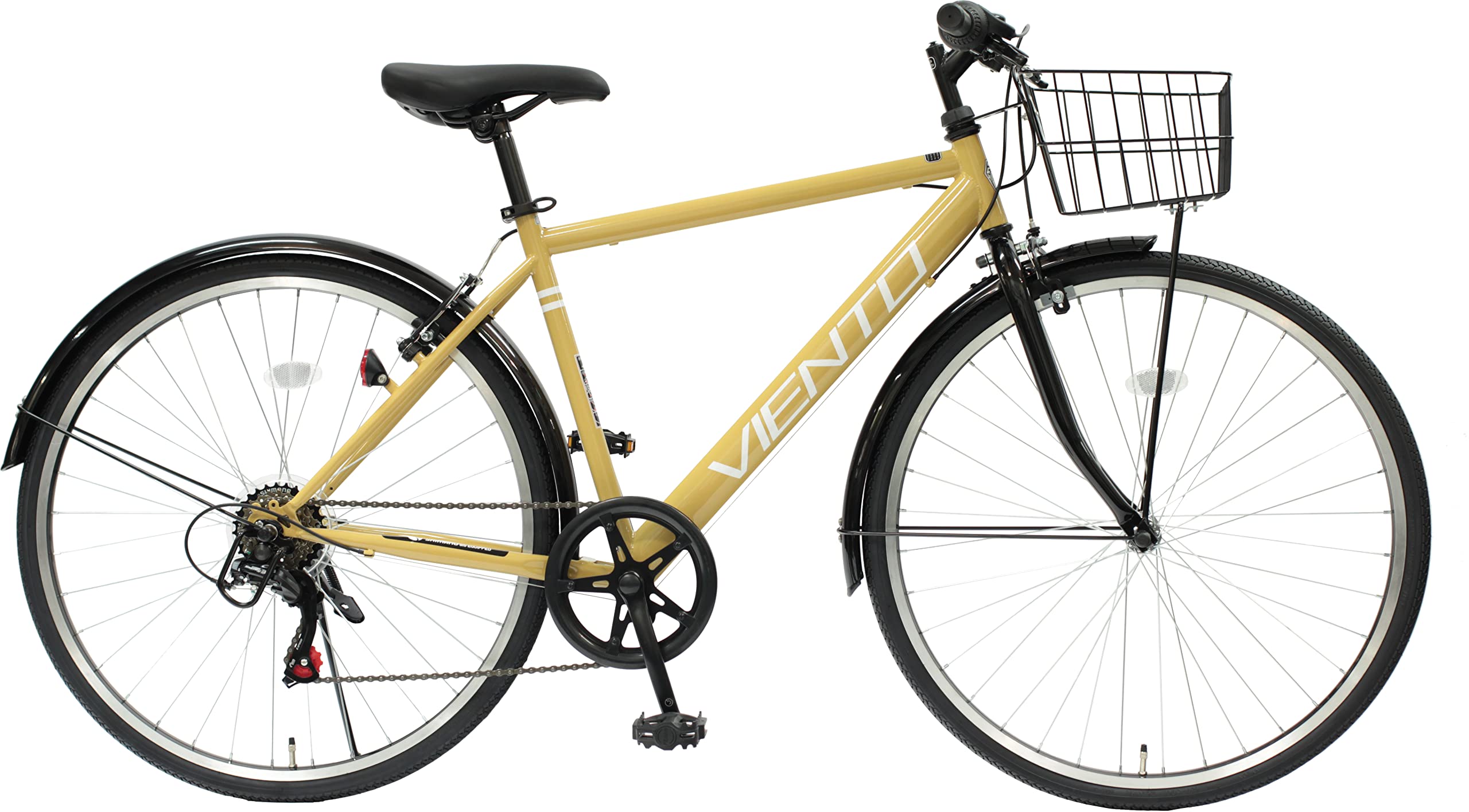 Mua VIENTO クロスバイク 26インチ スチール シマノ製 6段変速 カゴ 