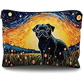 Likjad Pug Makeup Bag - Pug Gifts for Women & Lovers
