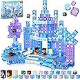 Magnetic Blocks - 100Pcs Magnetic Building Block for Kids Ages 4-8, Magnet Blocks Sets for Princess Castle Build, Magnet Cubes Tiles Building Toys for Girls Ages 3 4 5 6 7 8-12 Birthday Gift