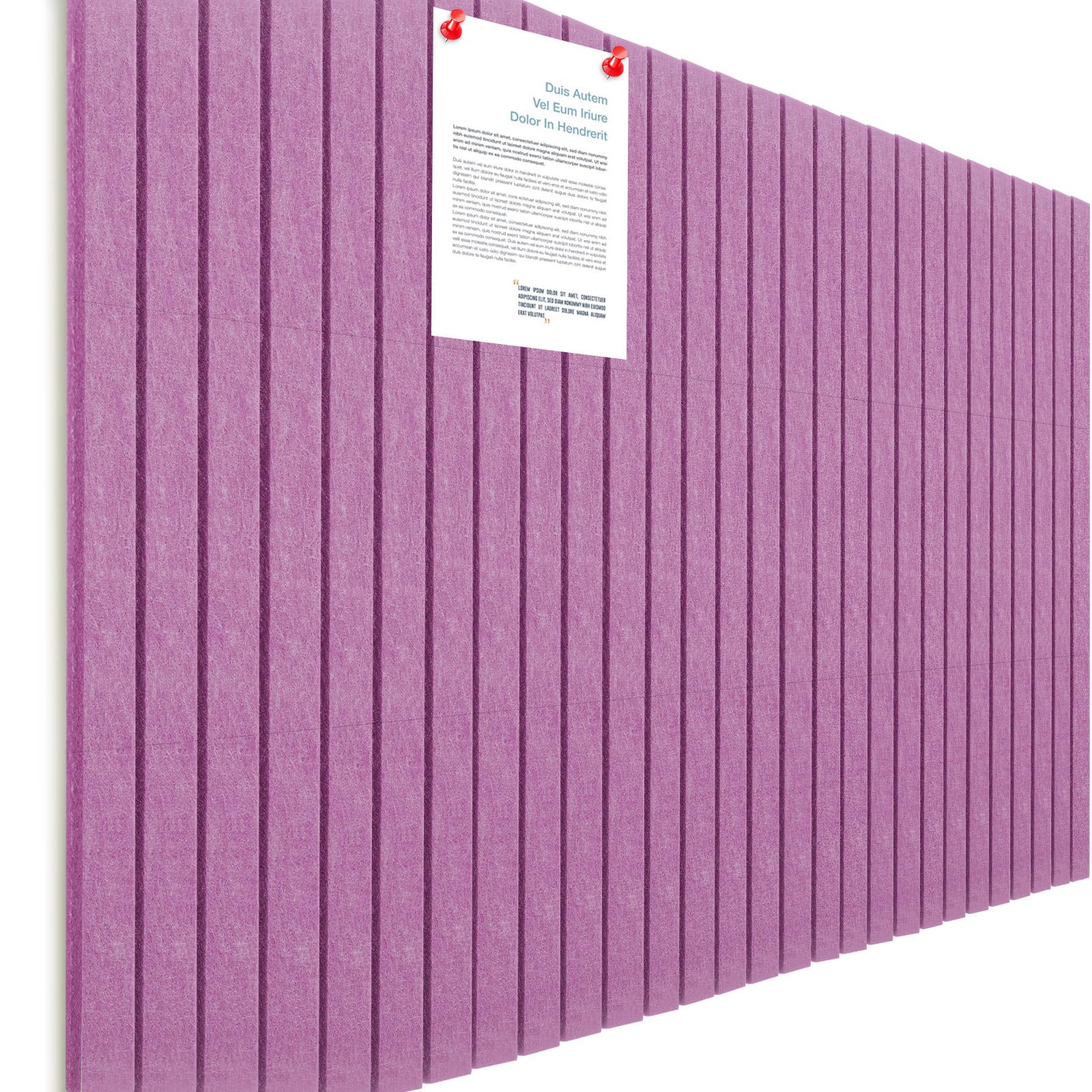 Photo 1 of Honoson 12 Pack 47" x 35" Large Cork Board Alternative Felt Bulletin Board Wall Tiles with Safe Square Adhesive Large Roll Cork Tiles for Walls Organize Home Office Classroom Pin Panels(Purple)