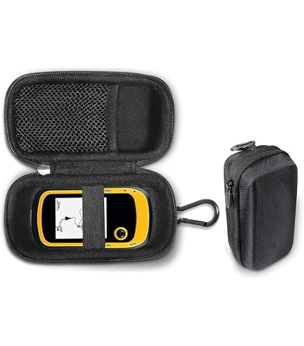 Funda GPS De Mano Compatible Con Garmin Oregon 600, 600t, 680t, 400, 450, 450t, 550, 700, 750, 750t, Bolsillo De Accesorios De Malla, Correa De Muñeca Desmontable