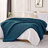 L'AGRATY Chunky Knit Blanket