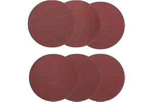 uxcell 12pcs 8-Inch PSA Sanding Discs, 60/80/100/120/180/240 Grits Aluminum Oxide Self Adhesive Stick Back Sandpapers Round S