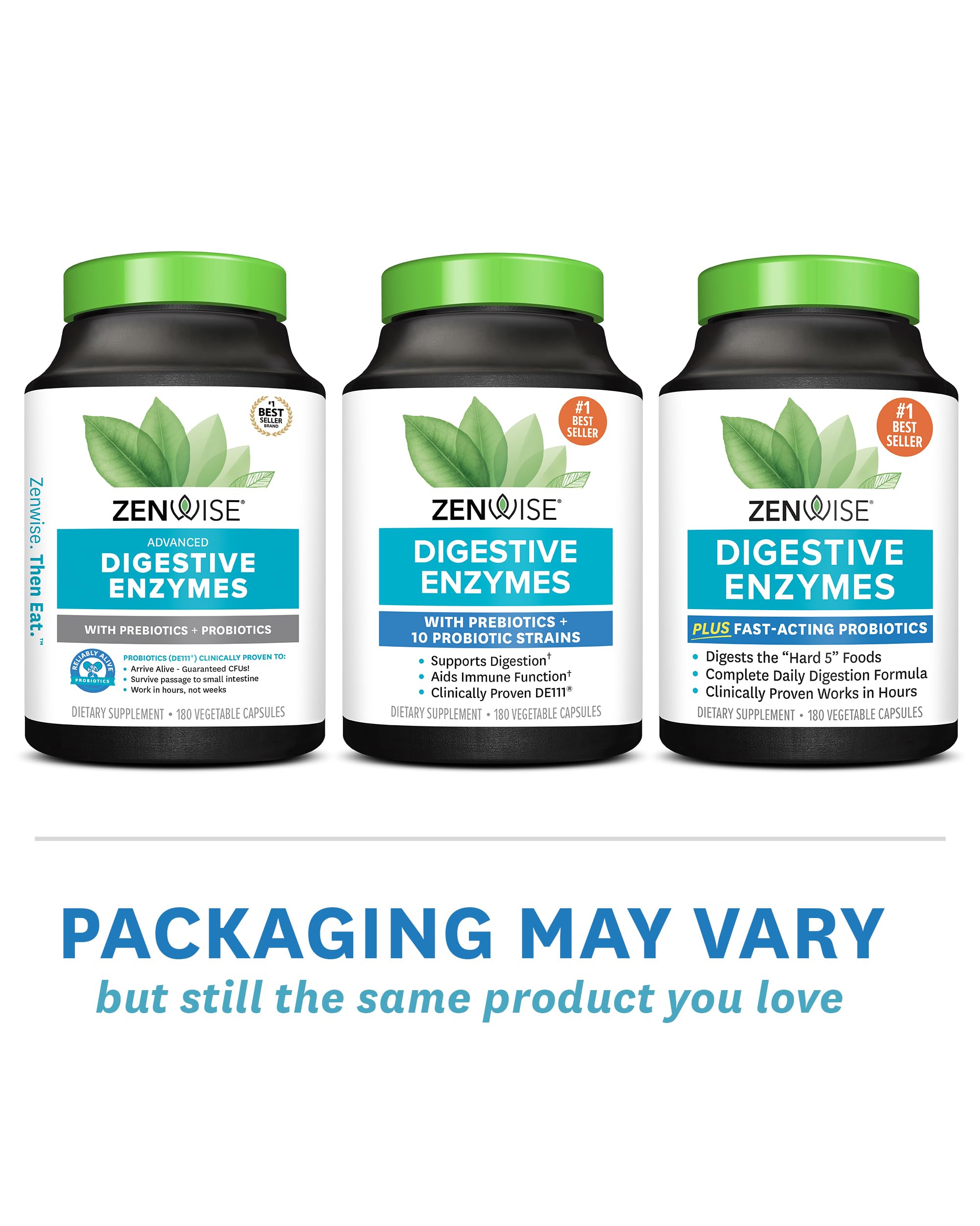 Zenwise Health Digestive Enzymes Probiotic Multi Enzymes with