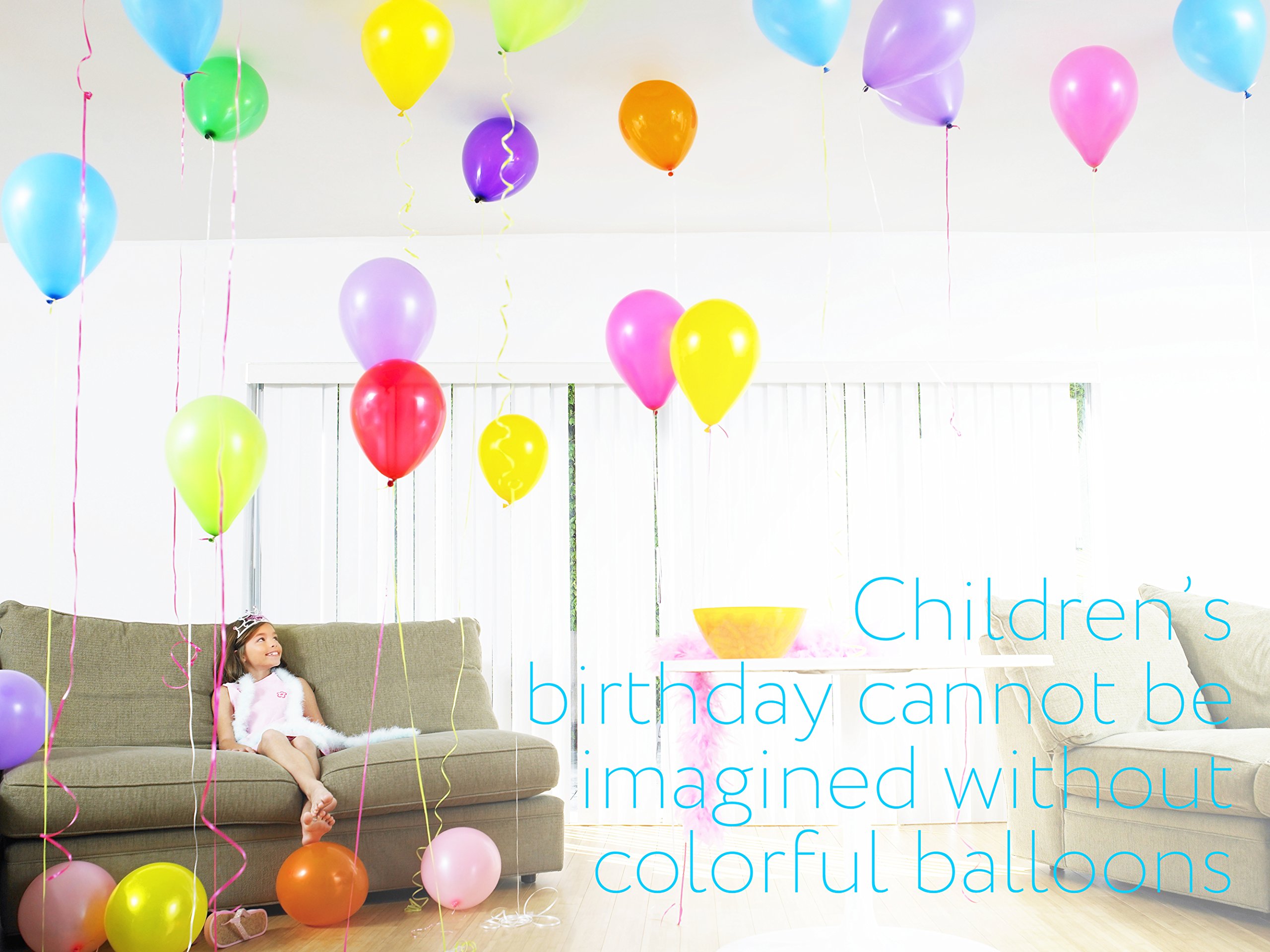 Dusico Balloons Rainbow Set (100 Pack)