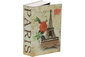 SEPOX® Diversion-Safes Portable Book-Safe Box with Key-Lock 5.6"D x 9"W x 1.6"H Hidden Safe-Book Perfect for Home,Travel, Dorm Store Money, Jewelry, Phone and Passport