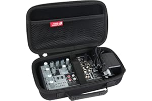 Hermitshell Hard Travel Case for Behringer Xenyx 502 Premium 5-Input 2-Bus Mixer