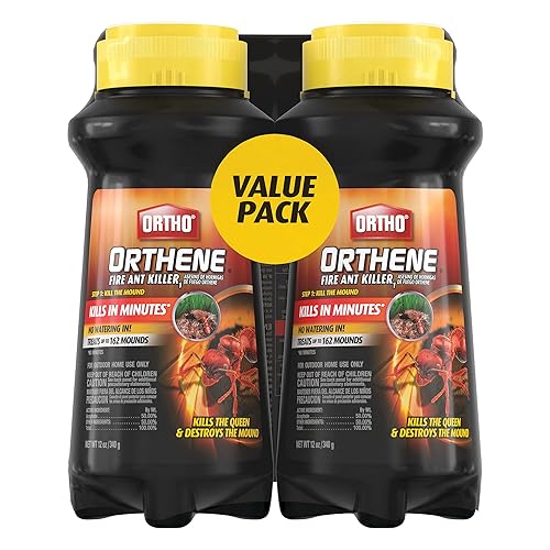 Ortho Orthene Fire Ant Killer1, Kills the Queen and Destroys Mounds, Begins Working in 60 minutes, 12 oz., 2-Pack