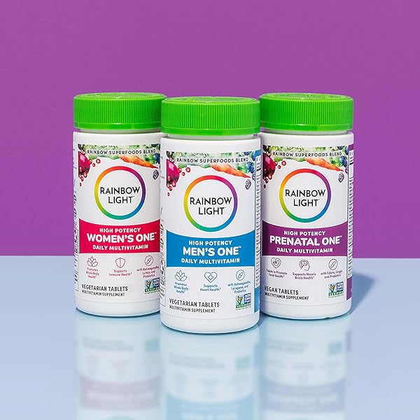 RAINBOW LIGHT MENS ONE HIGH POTENCY DAILY MULTIVITAMIN, VEGETARIAN, 150 CT., PACKAGE MAY VARY