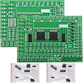 EGSCST [2 Pack] SMD Soldering Practice Kit, SMT Components Solder Training Kits for Electronics, PCB Board Soldering Practice for Beginners and Adults, DIY Electronic Project