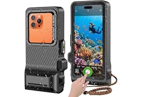 Diving Phone Case for iPhone 17 16 15 14 13 Pro Max Galaxy S25 S24 S23 Ultra, 50ft/15m Professional Waterproof Underwater Cas